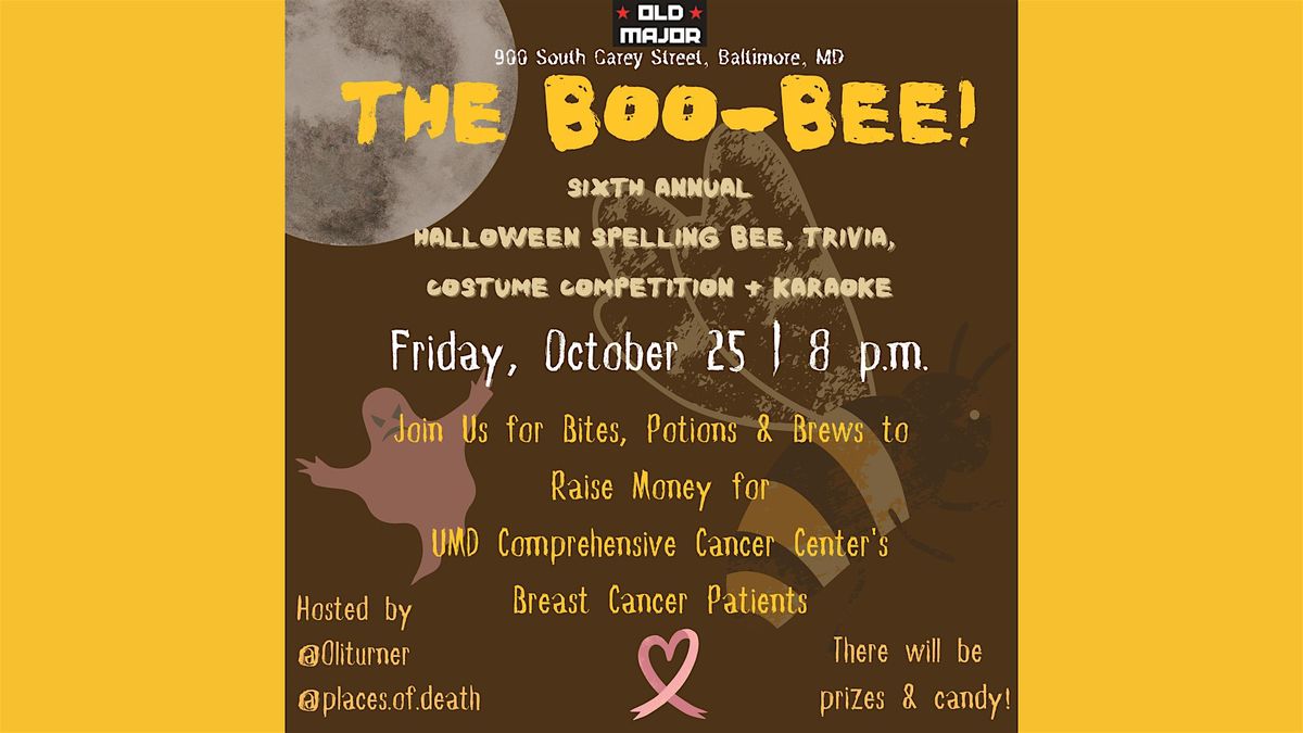 6th Annual Boo-Bee Halloween Spelling Bee and Costume Party Fundraiser