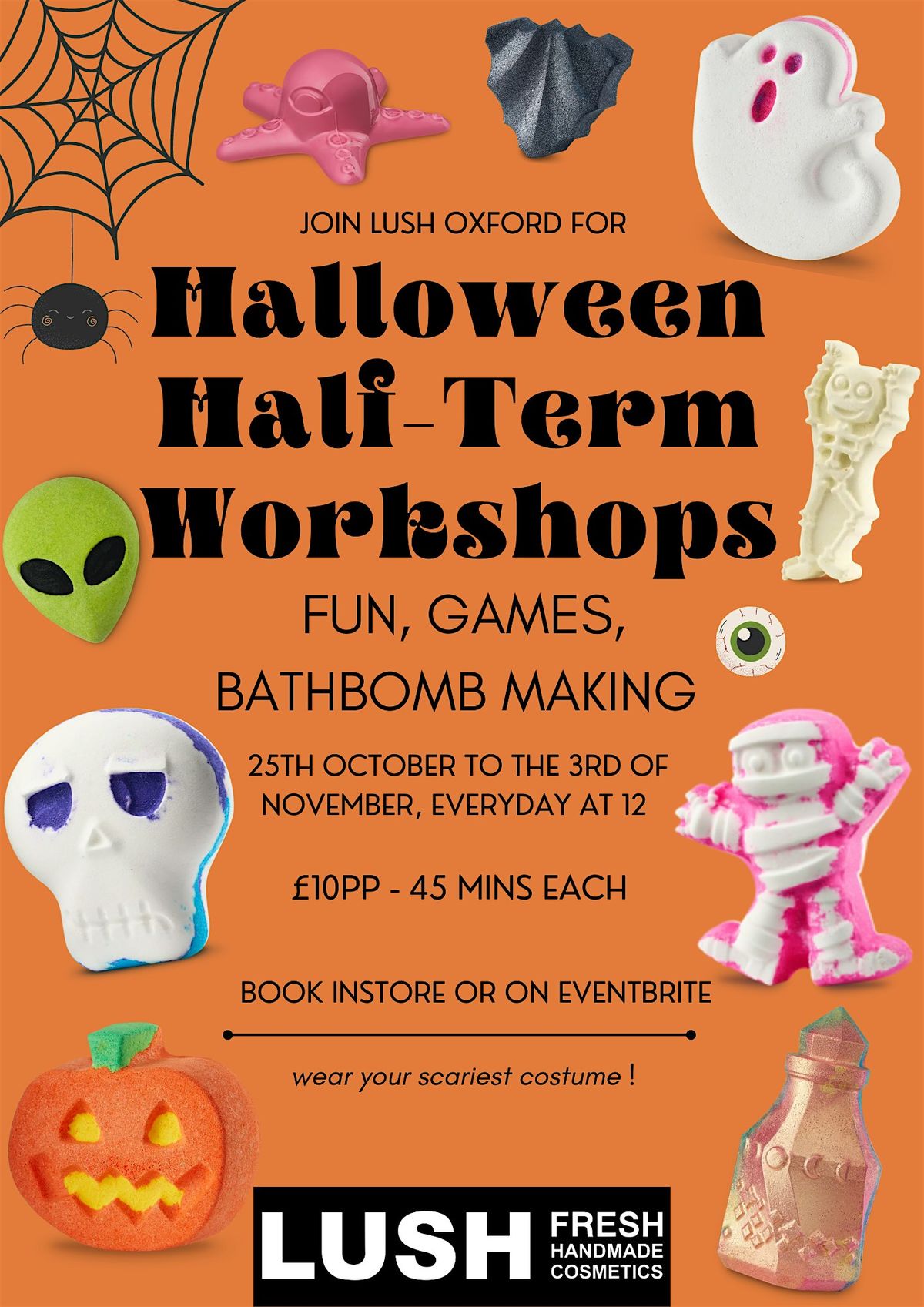 Halloween Half Term Workshops