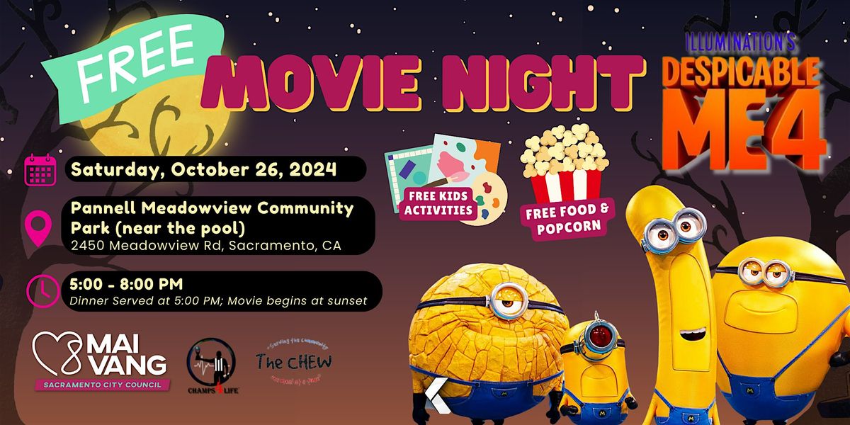 Movie Night at Pannell Meadowview Community Park