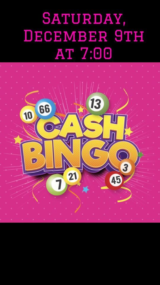 Cash Bingo 123 W Main St POB 417, New Freedom, PA December 9, 2023