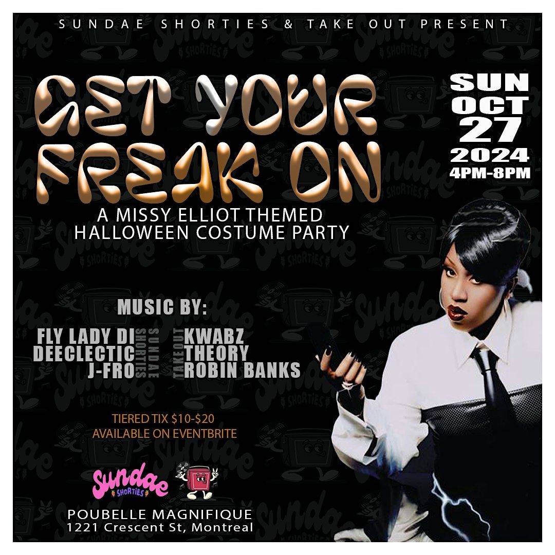 GET YOUR FREAK ON - A Missy Elliot Themed Halloween Costume Party