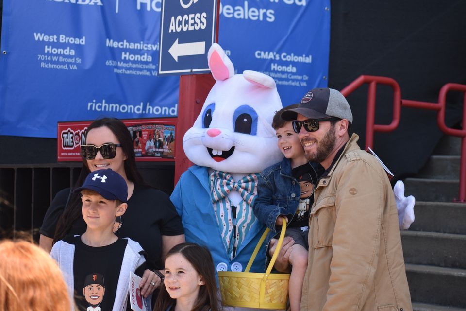 Richmond Flying Squirrels vs. Reading Fightin Phils- Easter Spring Spectacular with the Easter Bunny