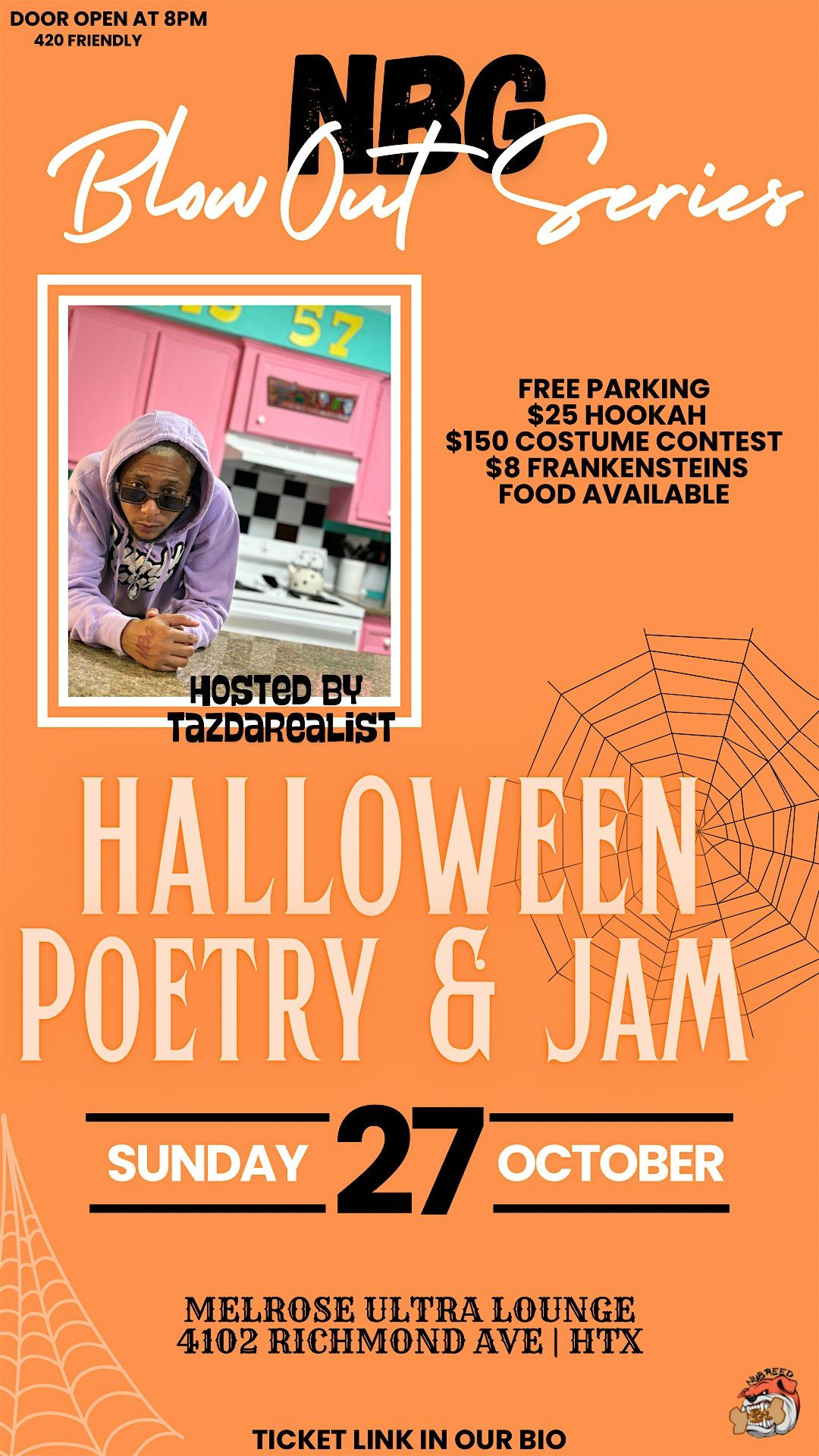 NBGBLOWOUT Halloween Poetry & Jam