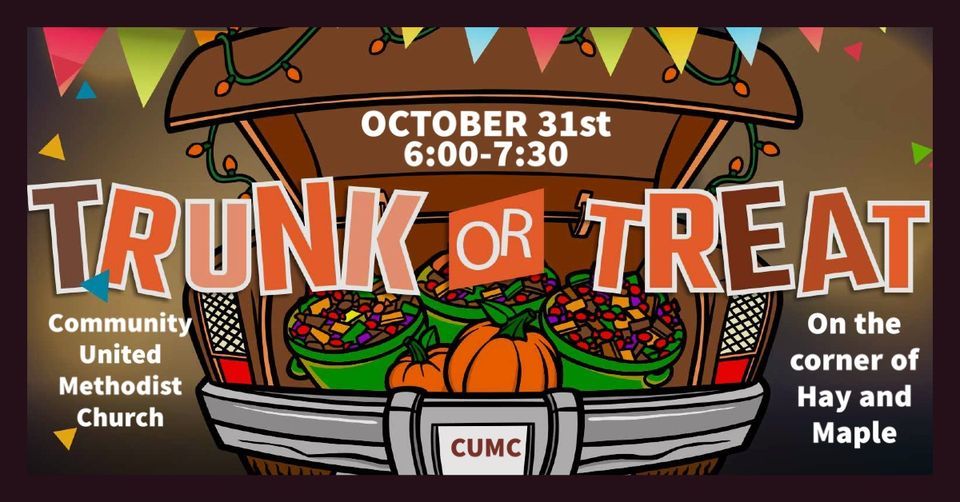 Trunk or Treat Brookville Community United Methodist Church October