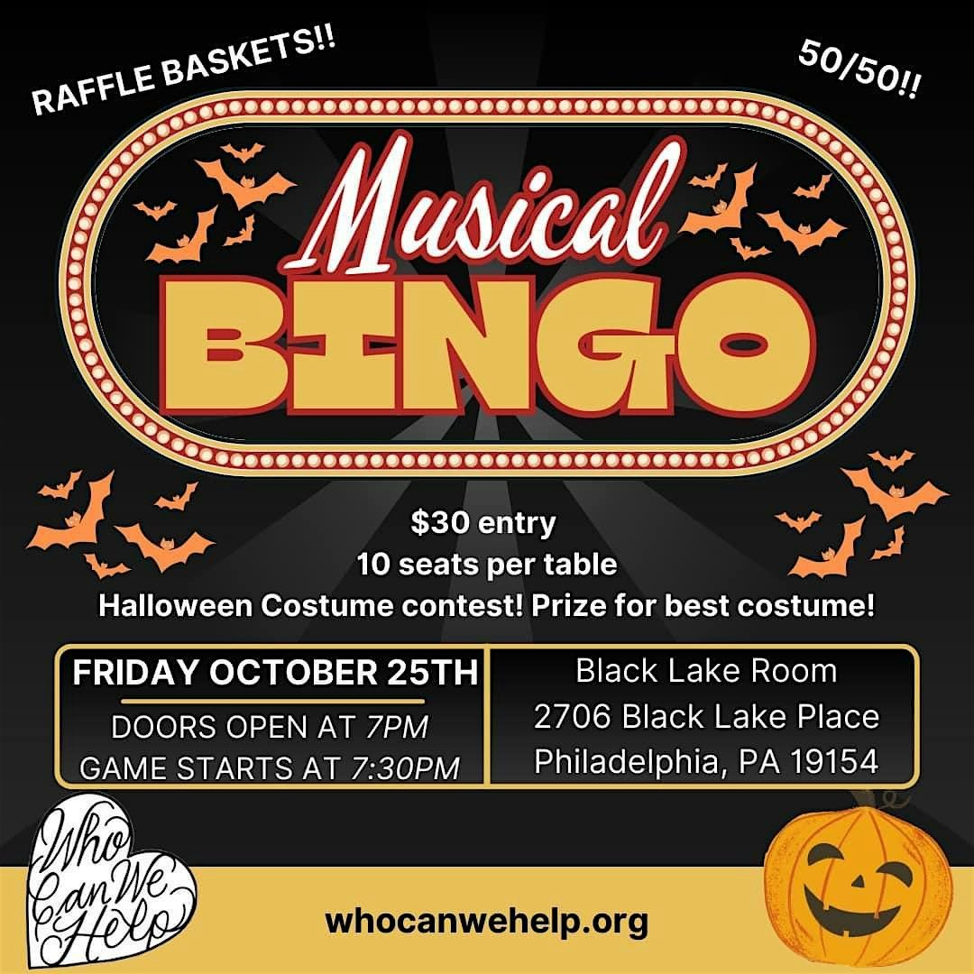 Musical Bingo - By: Who Can We Help? (Halloween Party)