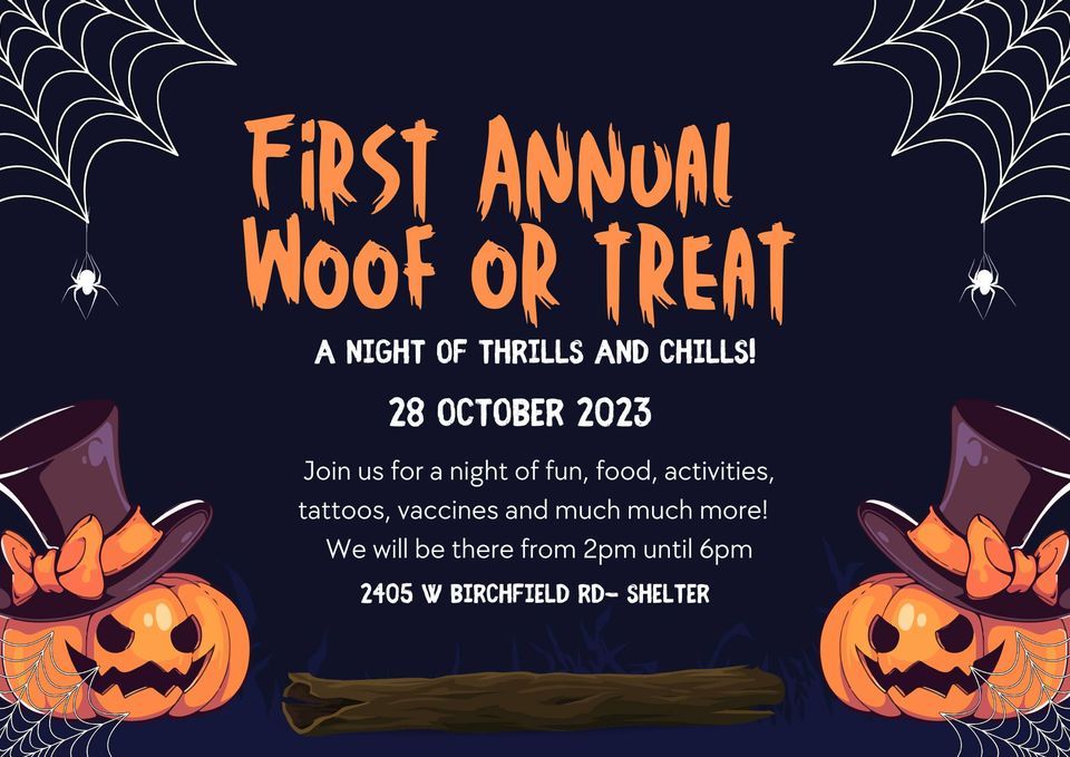 Woof or Treat Yakima Humane Society October 28, 2023