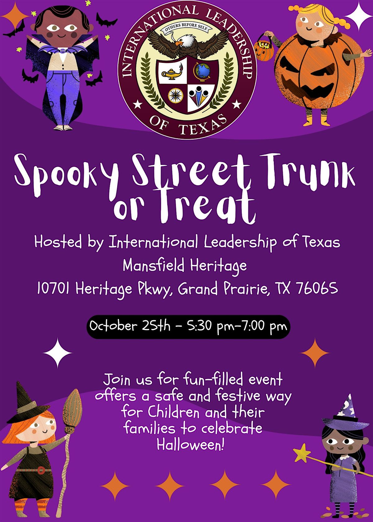 Spooky Street or Trunk or Treat!