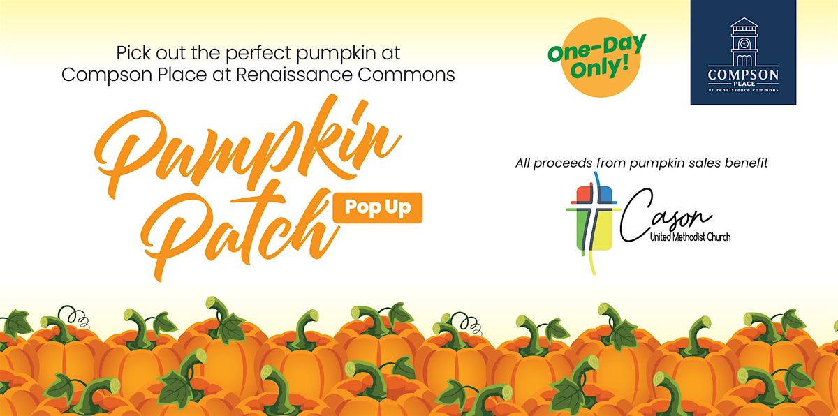 IT\u2019S POPPING UP PUMPKINS AT COMPSON PLACE WITH  A PUMPKIN PATCH POP UP