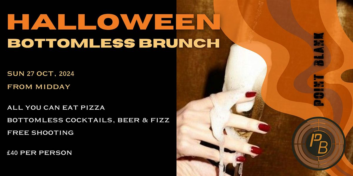 HALLOWEEN BOTTOMLESS BRUNCH @ Point Blank Liverpool