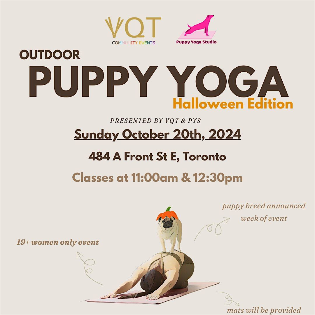 Puppy Yoga for Women- Halloween Edition