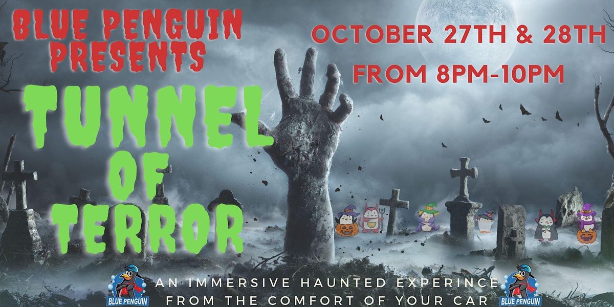 Blue Penguin Car Wash Douglasville TUNNEL OF TERROR *HALLOWEEN* 5897