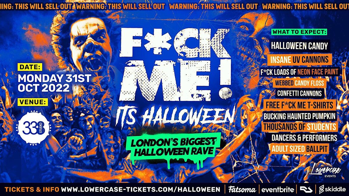 F*CK ME IT'S HALLOWEEN 