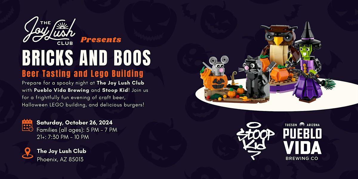 Bricks and Boos: Beer Tasting and Halloween LEGO Building