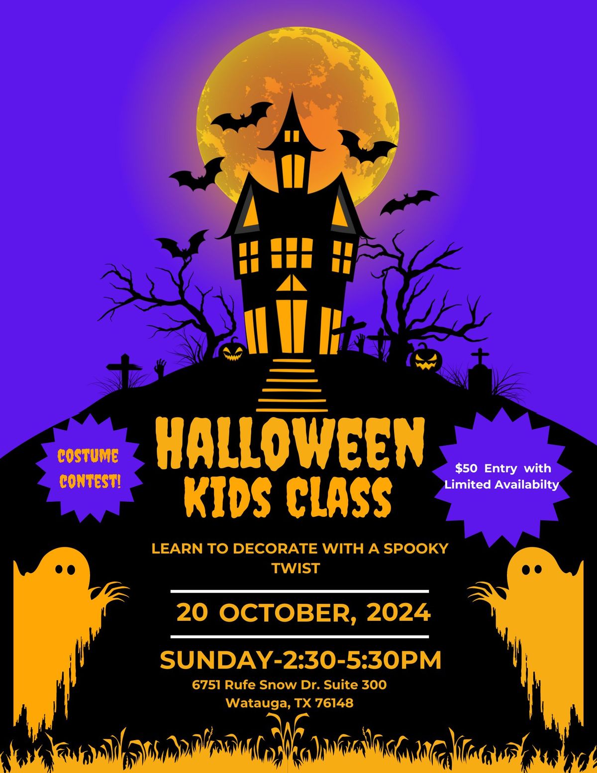 Kid's Halloween Decorating Class