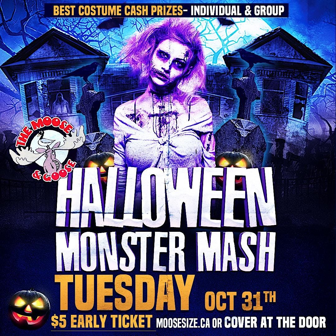 Halloween NIGHT Monster Mash The Moose & Goose, Thorold, ON