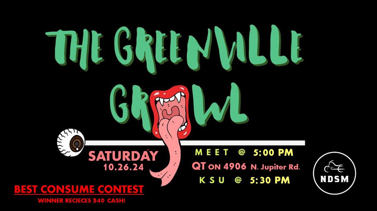 The GREENVILLE GROWL! (Halloween Costume Ride)