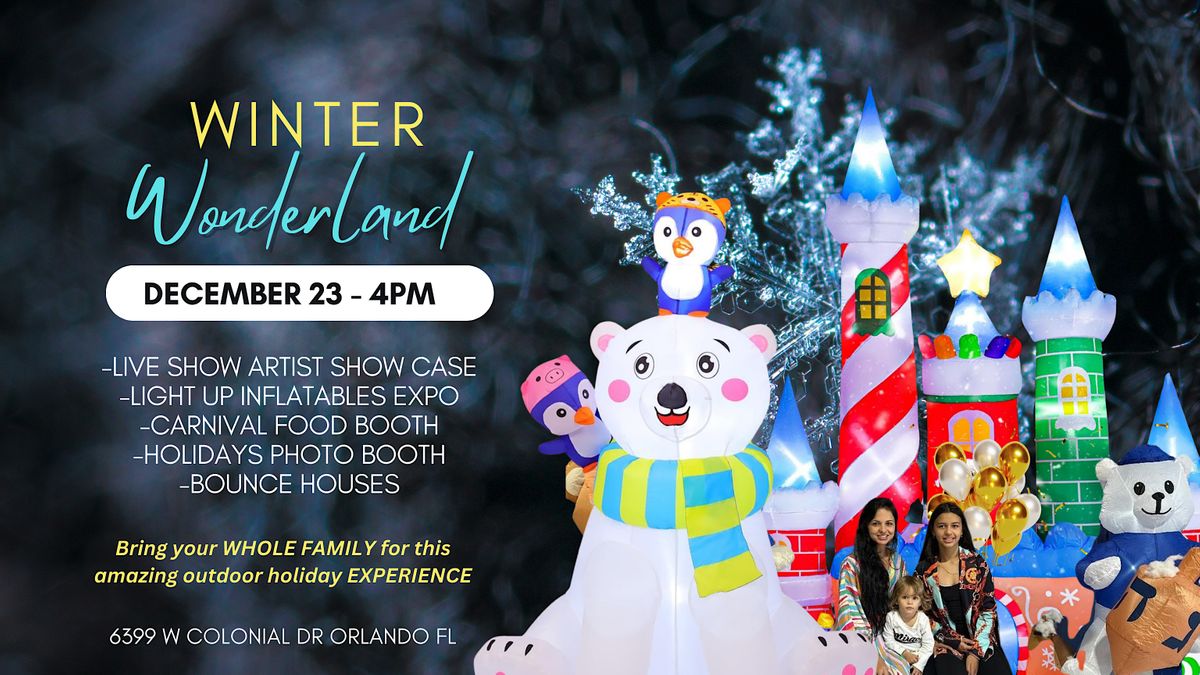 WINTER WONDERLAND FAIR ORLANDO FERIA DE INVIERNO HOLIDAYS LIGHTS Fire And Glory Church
