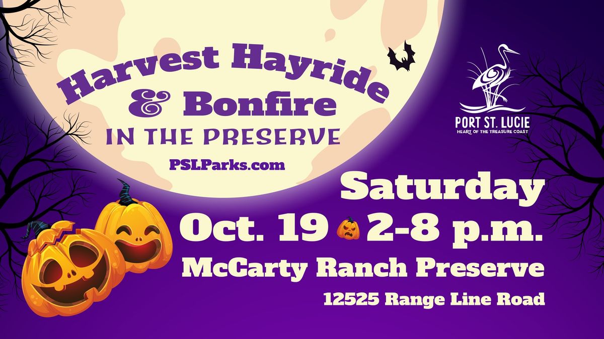 Harvest Hayride & Bonfire in the Preserve