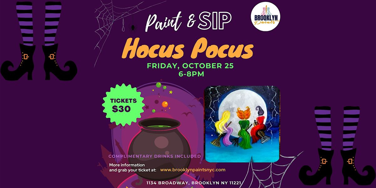 Hocus Pocus Paint & Sip