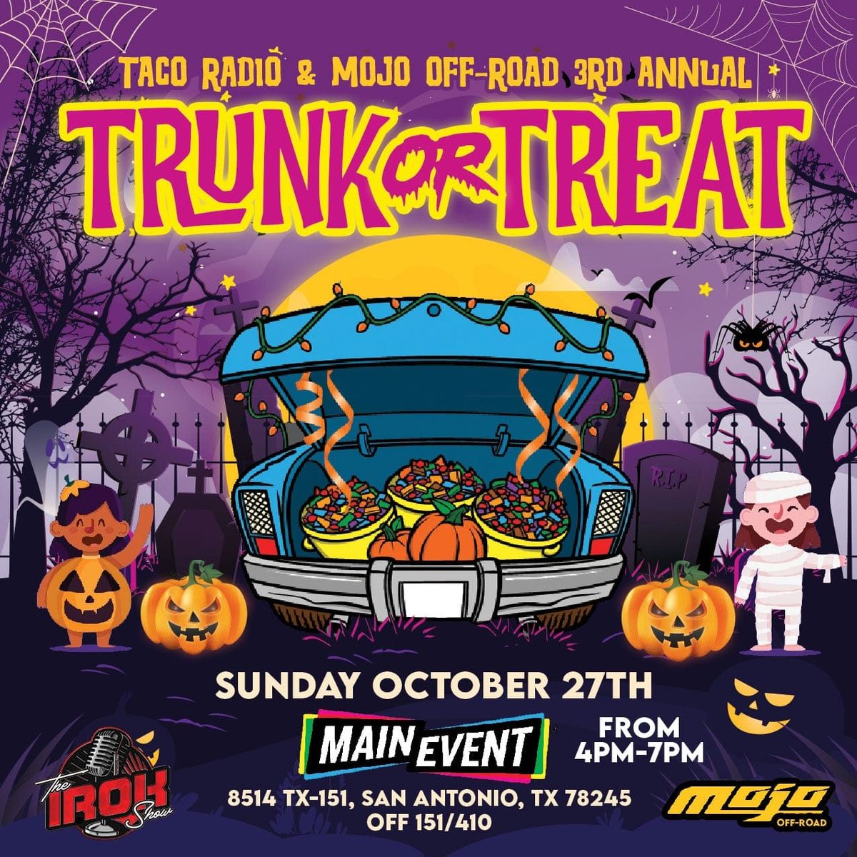 3rd Annual Taco Radio & Mojo Off-Road Trunk or Treat