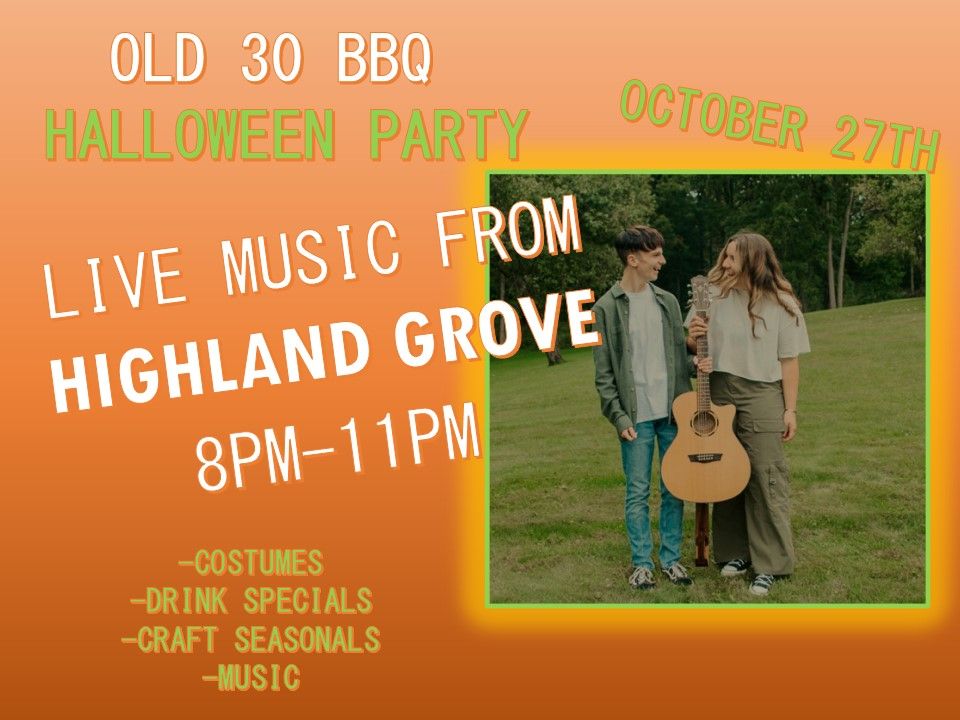 Halloween Party with Highland Grove Old 30 BBQ, Bucyrus, OH October