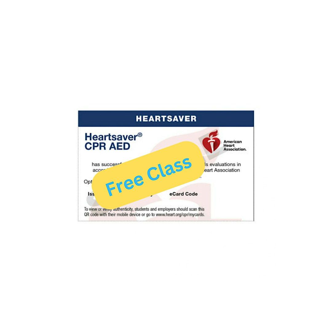 FREE CPR AED Class Downtown Los Angeles