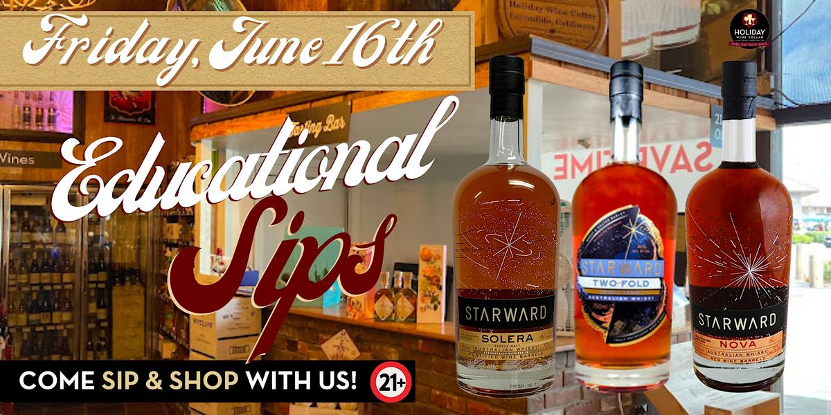 EDUCATIONALsips w/Starward Australian Whiskey at HWC Holiday Wine