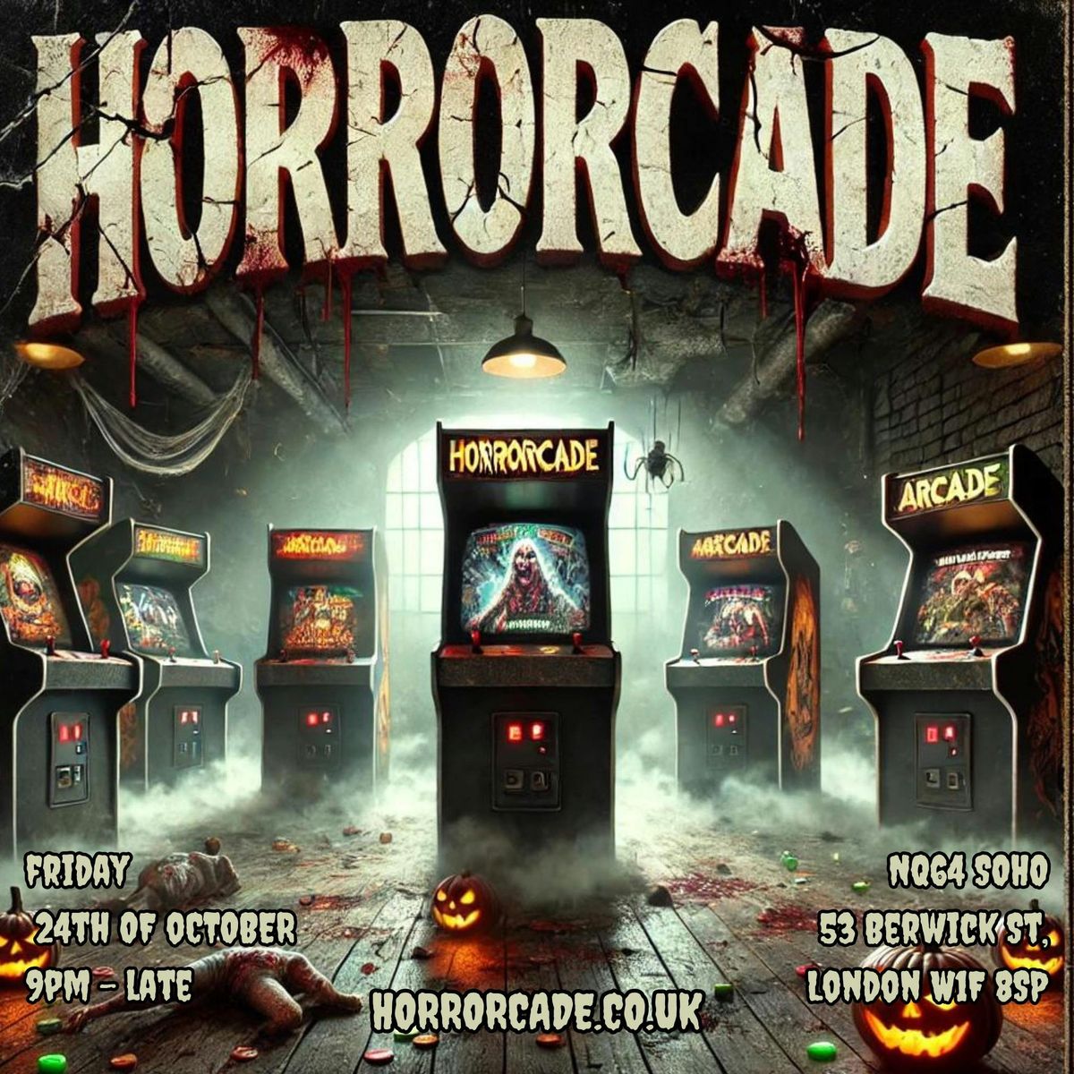 HORRORCADE - London's Biggest Halloween &amp; Arcade Party