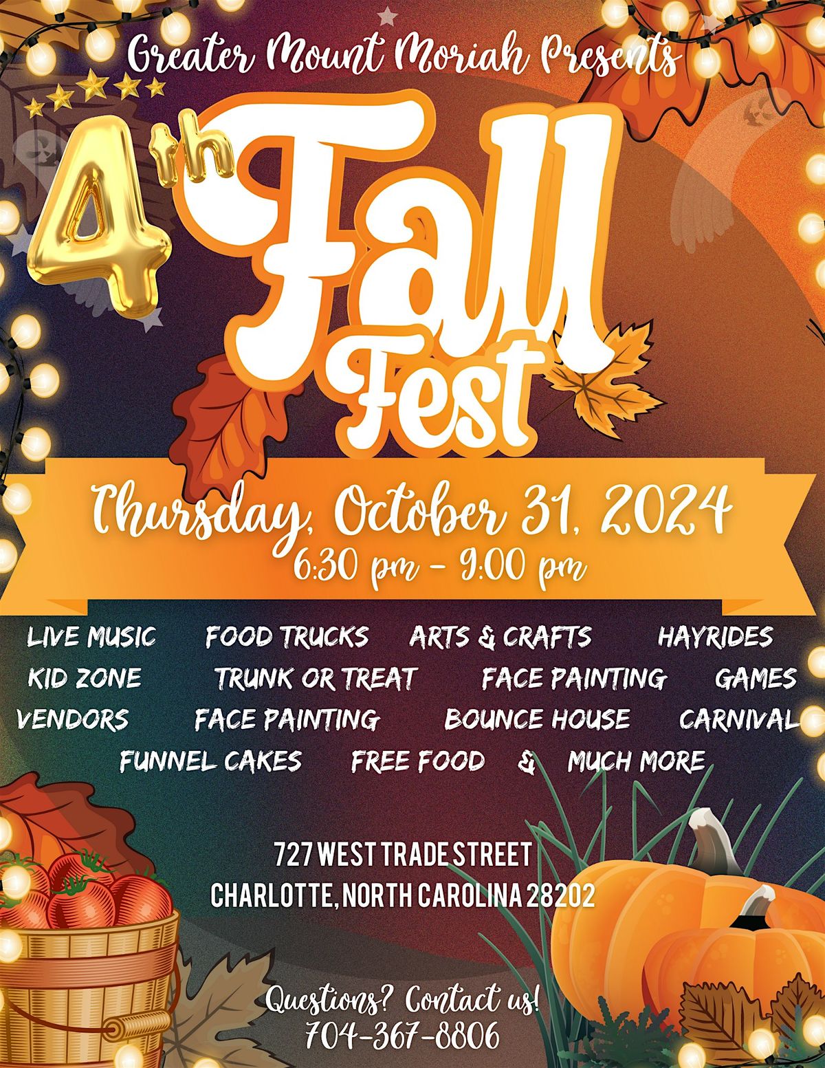 4th Annual Fall Festival