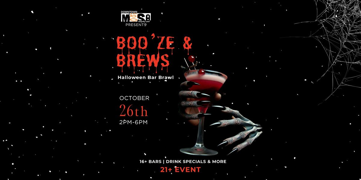 Boo'ze  & Brews Halloween Bar Crawl