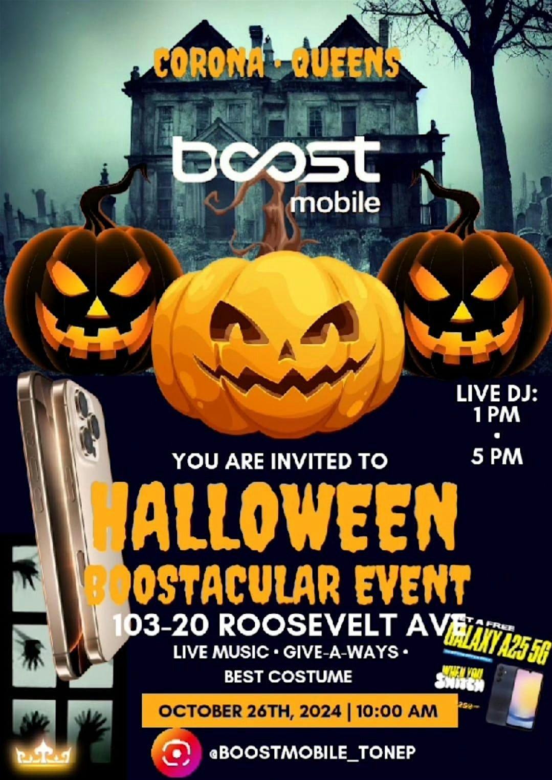 Boost Mobile DJ event at CORONA Queens 103-20 ROOSEVELT AVE