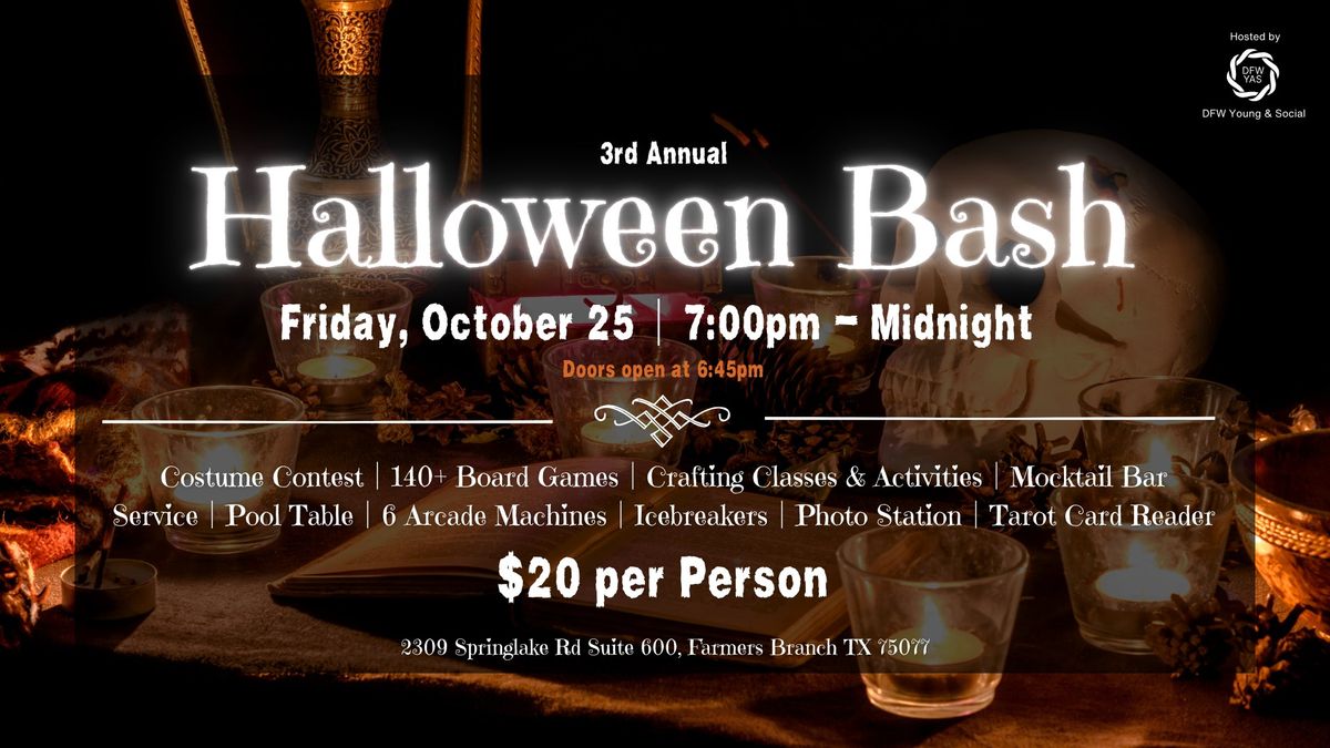 3rd Annual Halloween Bash