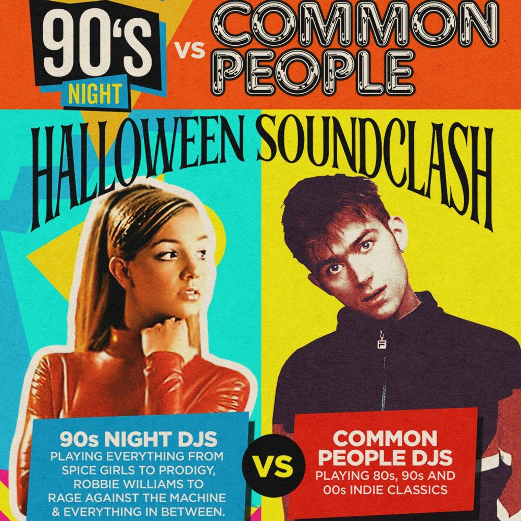90's Night VS Common People (Indie Disco) - Halloween Special!