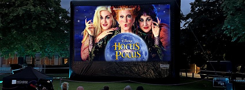 Halloween showing of Hocus Pocus on Norwich's Outdoor cinema