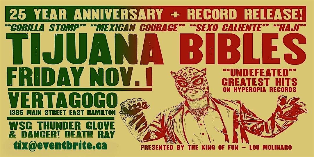 Return of The Tijuana Bibles w Thunder Glove & Danger! Death Ray