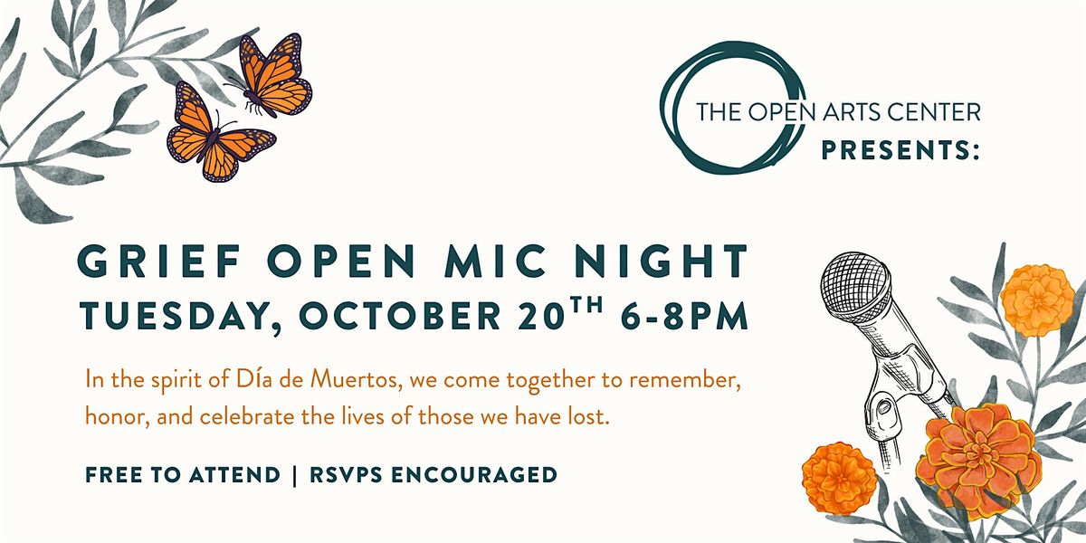 Grief Open Mic Night in Bend, Tue Oct 20 | Hunt Halloween