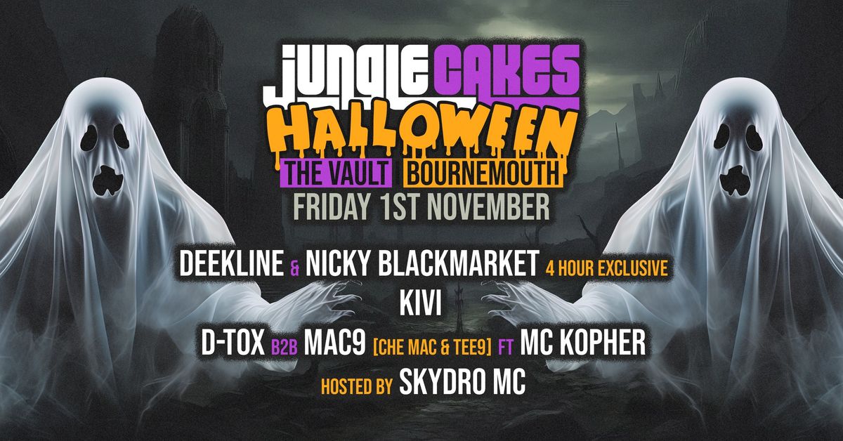 Jungle Cakes Halloween - Bournemouth - The Vault 