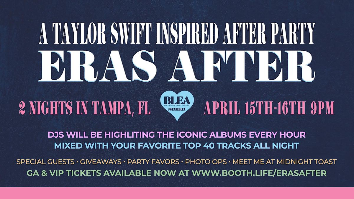 Eras After Party for 2 Nights in Tampa