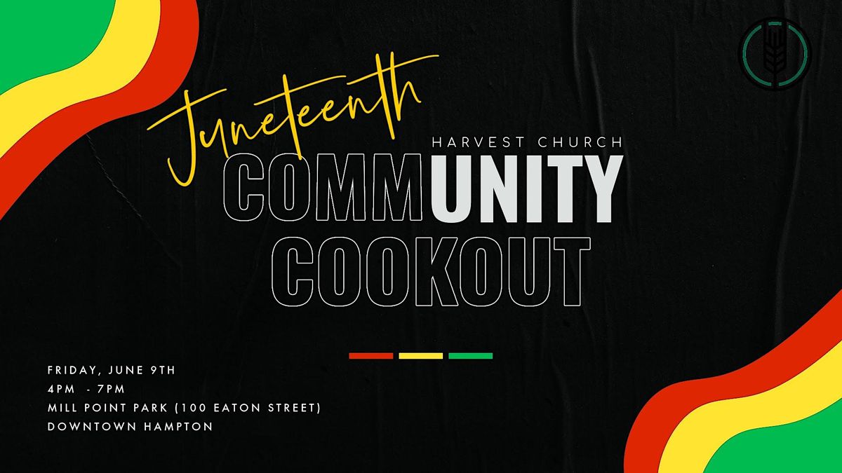 Community Unity Cookout 100 Eaton St, Hampton, VA June 9