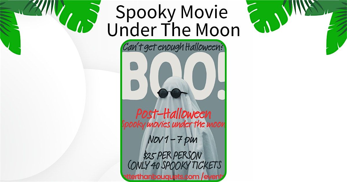 Spooky Movie Under The Moon