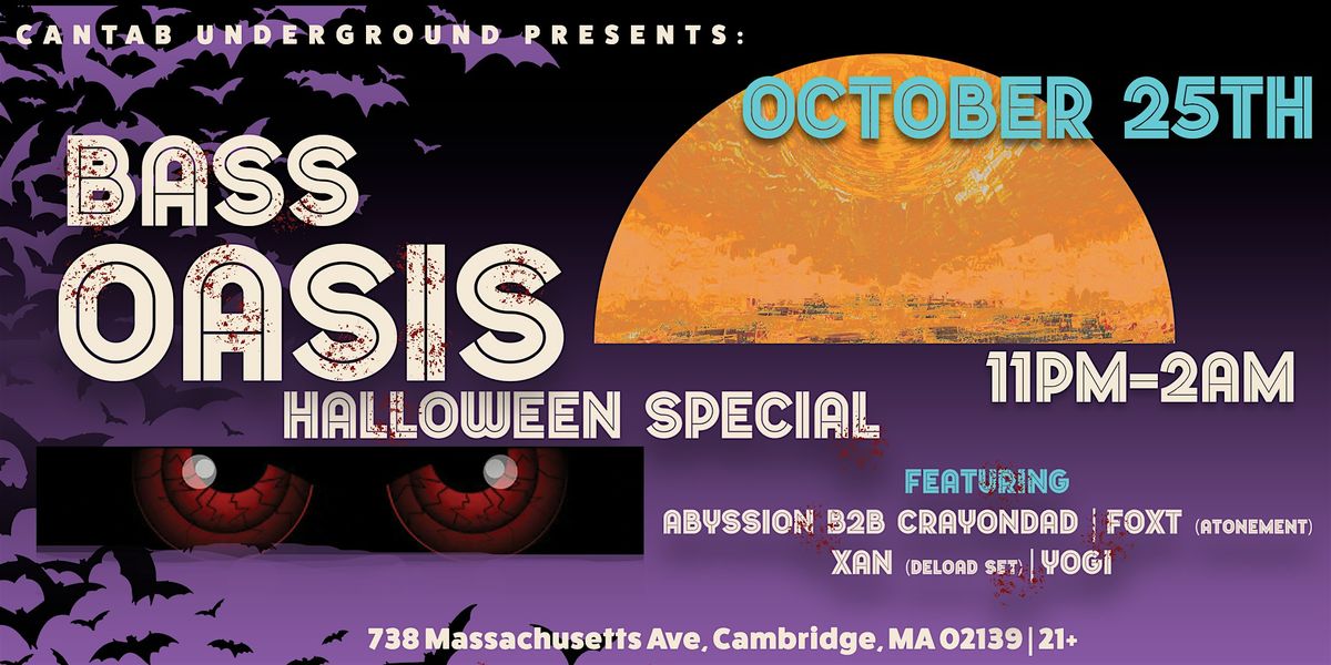 Bass Oasis @ The Cantab Lounge (Underground)  10\/25 - Halloween Show!