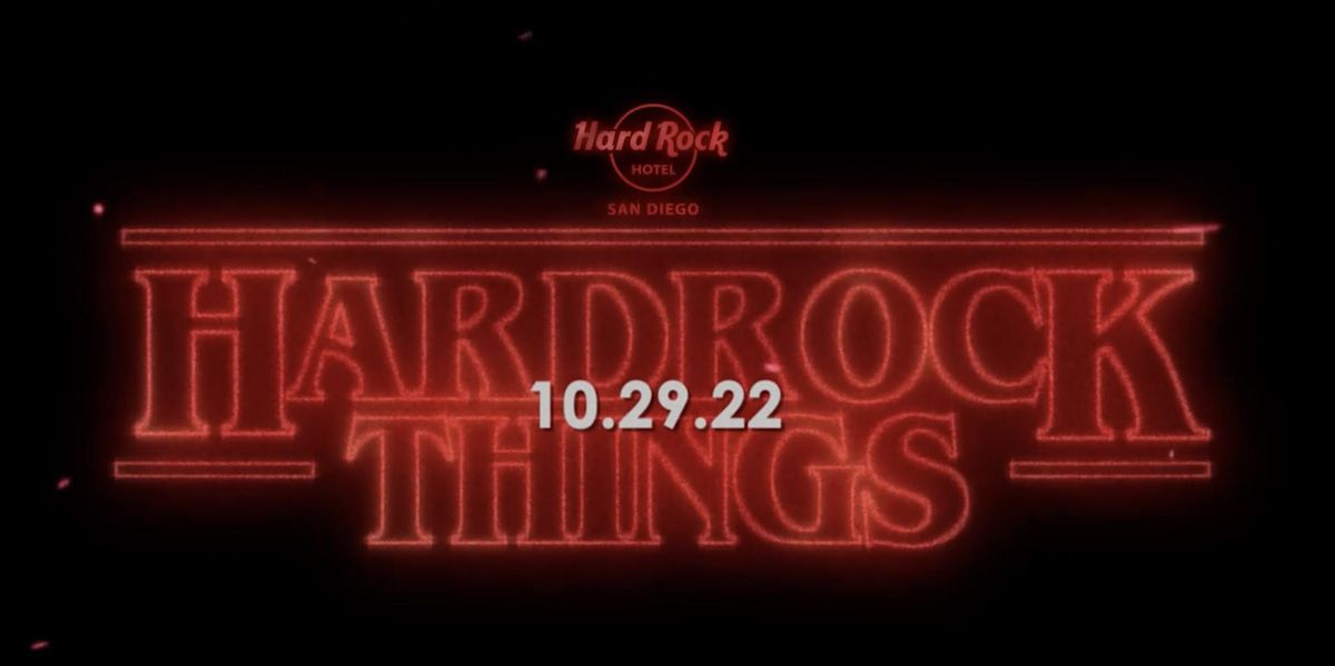 Hard Rock Hotel Halloween "Hard Rock Things" Sat Oct 29 \u2022 Featuring TBA