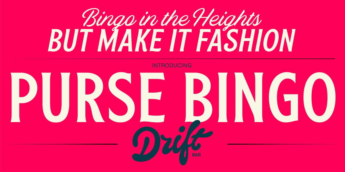 Purse Bingo!!!!! Drift, Houston, TX January 19, 2023