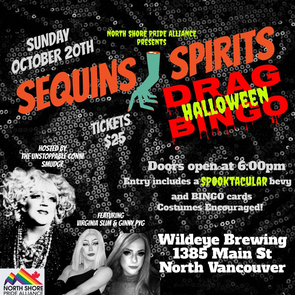 SEQUINS AND SPIRITS \/\/ A Spooky Drag Bingo Fundraiser