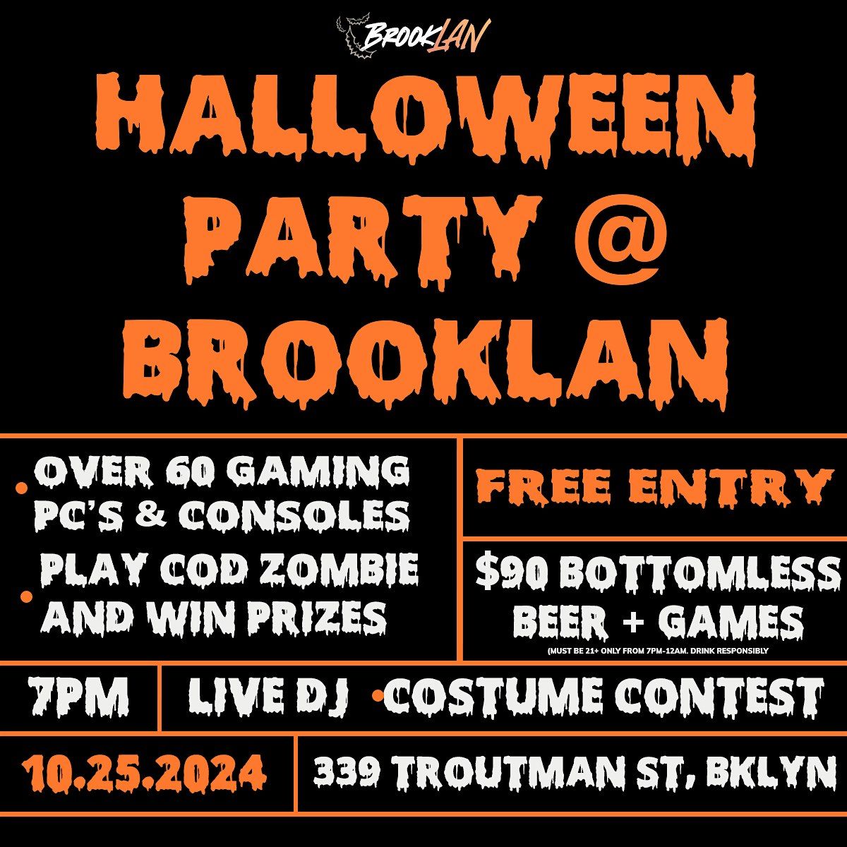 Halloween Party @ BrookLAN!