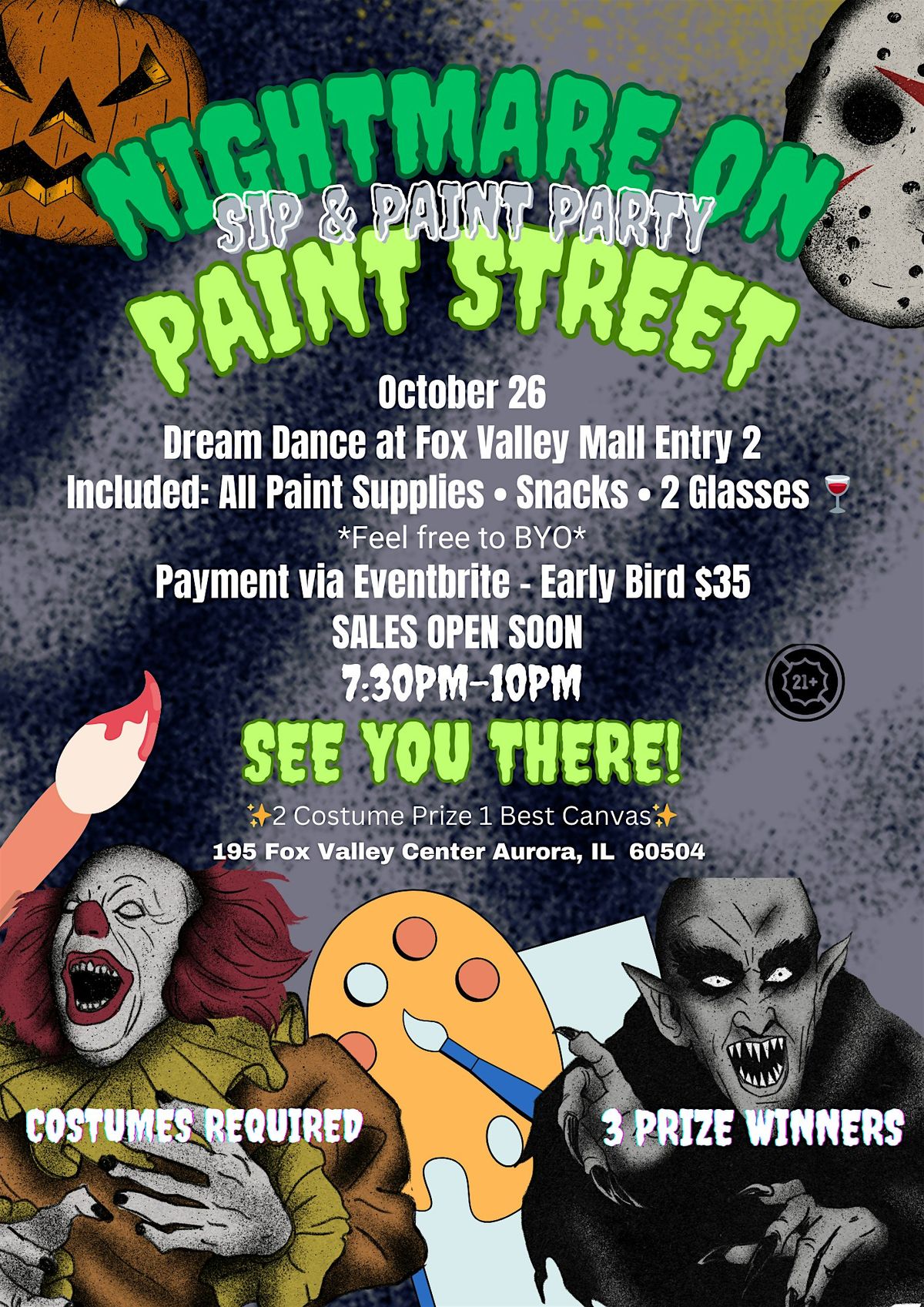 Halloween Costume Sip & Paint