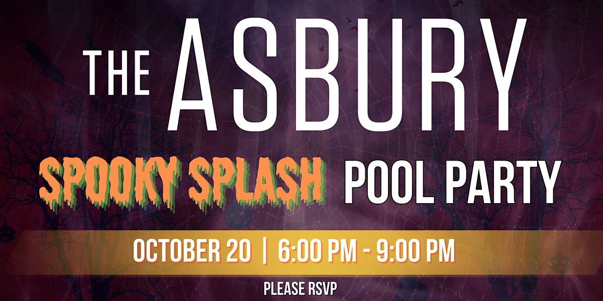 Spooky Splash Pool Party The Asbury Pool, Asbury Park, NJ October