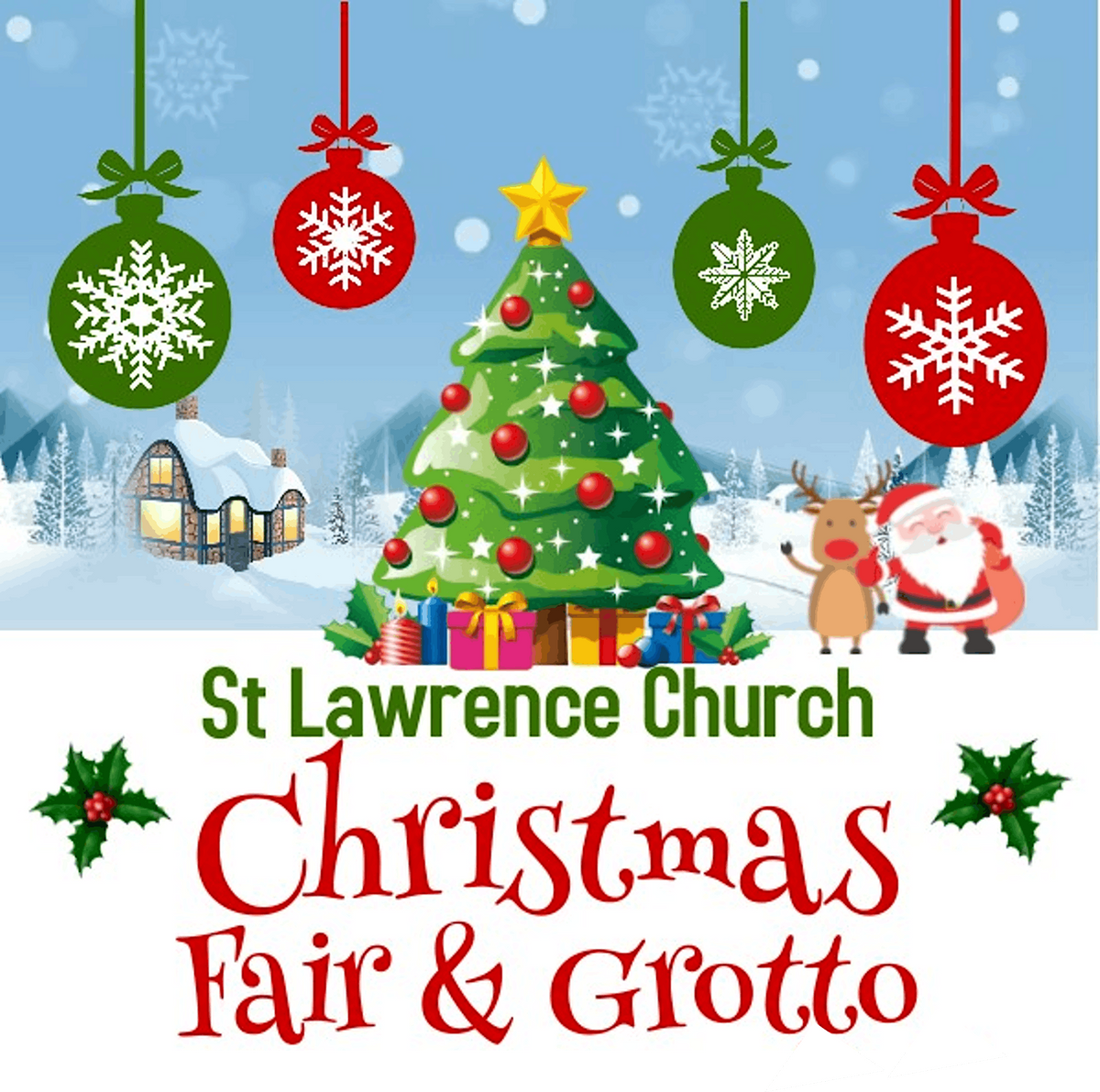 Santas Grotto at St Lawrences Christmas Fair St Lawrence Church