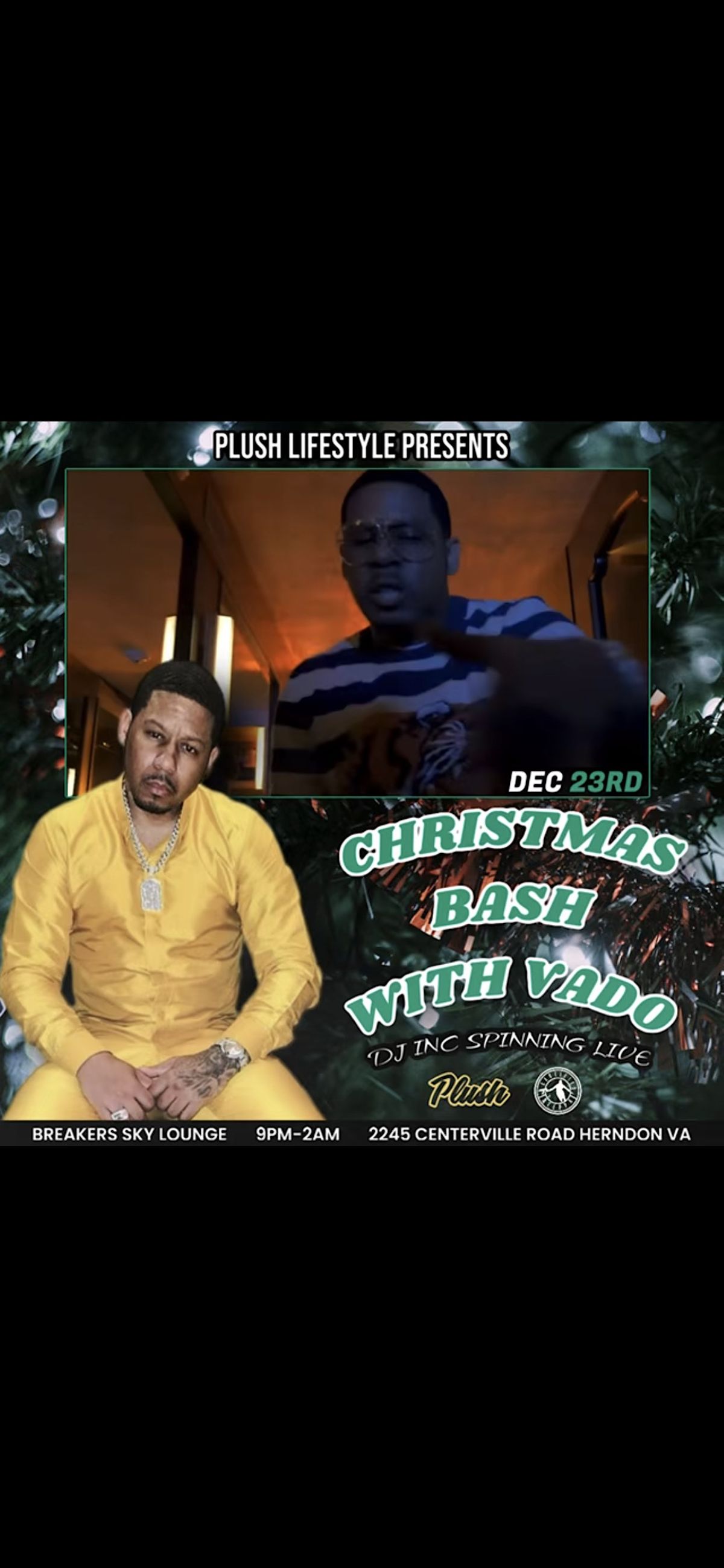 Christmas Bash With Vado Breakers Sky Lounge, Herndon, VA December