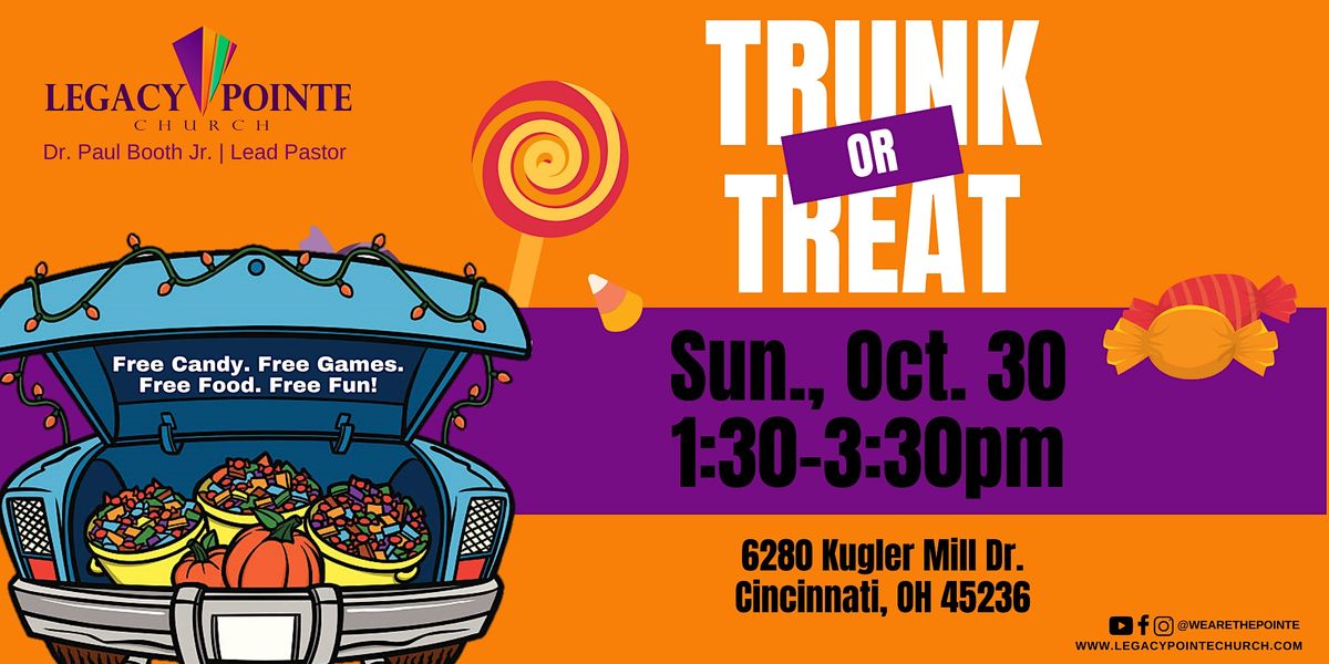 Trunk or Treat 2022 Legacy Pointe Church, Cincinnati, OH October 30